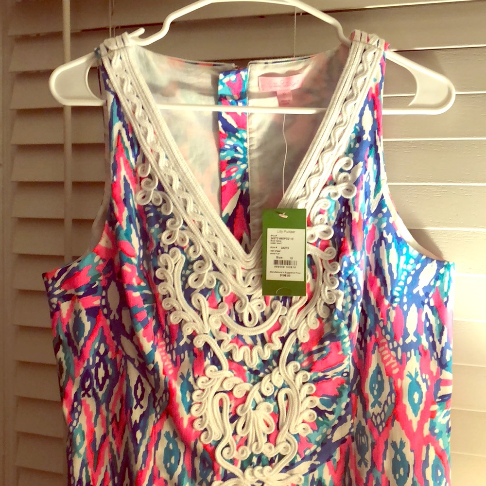 Lilly Pulitzer shake it up TIkI PINK dress